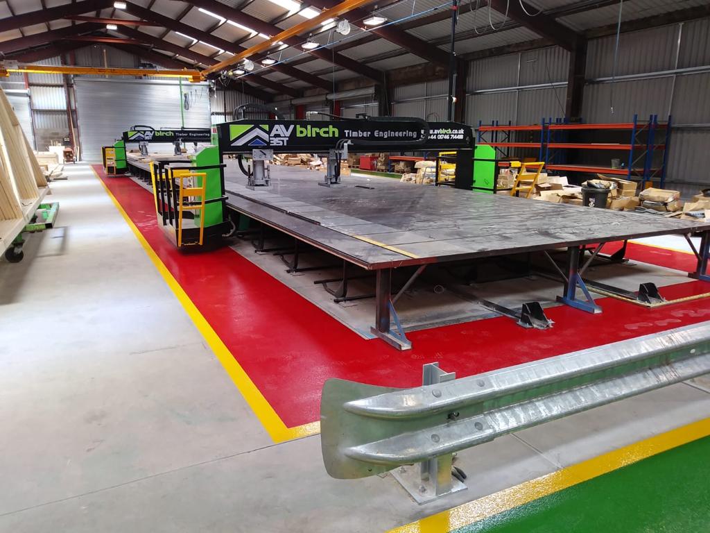 Resin Flooring Demarcation