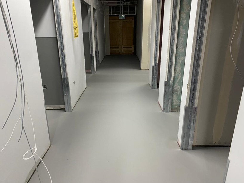 resin flooring in healthcare facilities