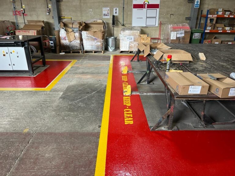 Resin Flooring Demarcation