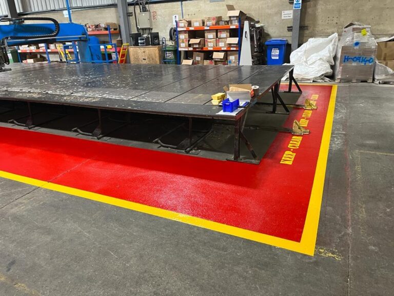 Resin Flooring Demarcation