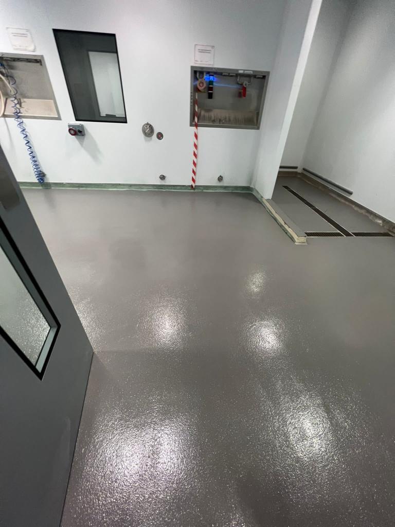resin flooring installation