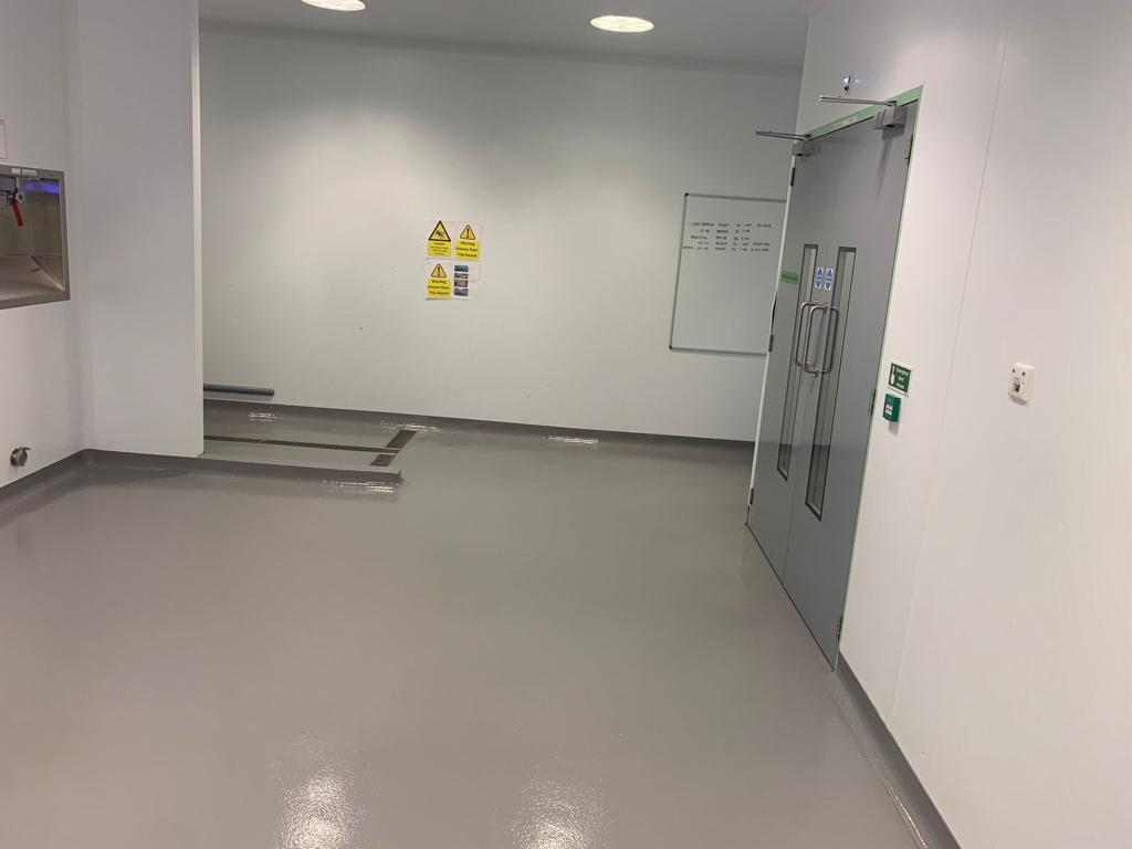 resin flooring installation