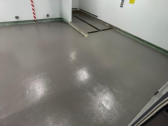 resin flooring installation