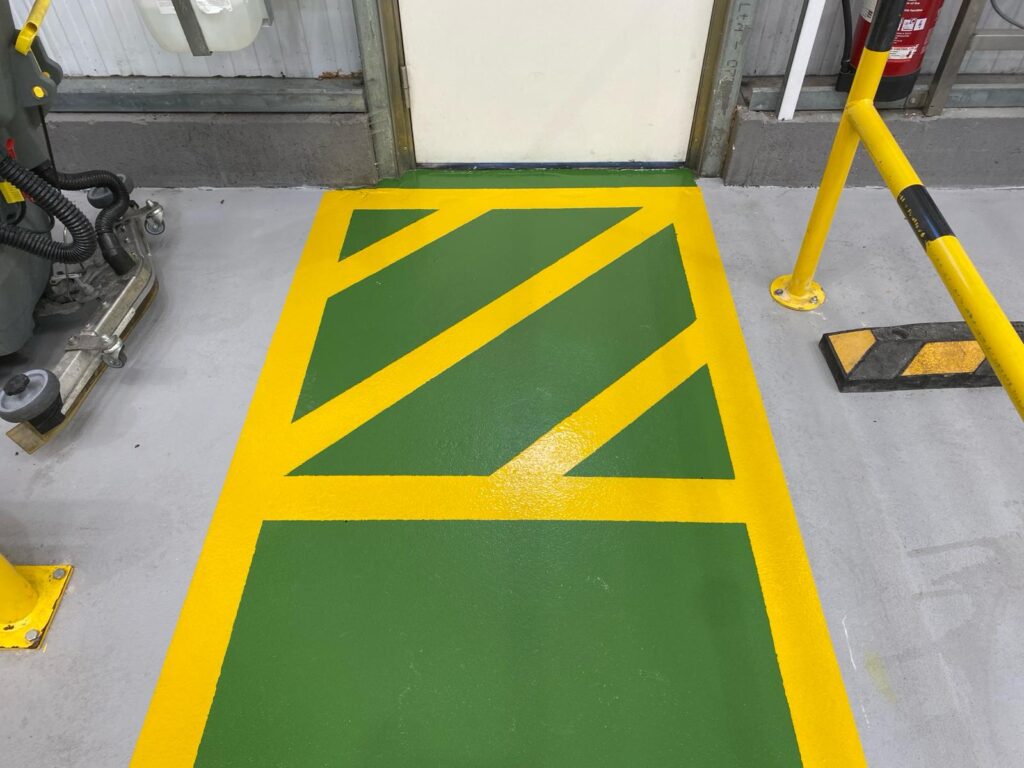 Resin Flooring Demarcation