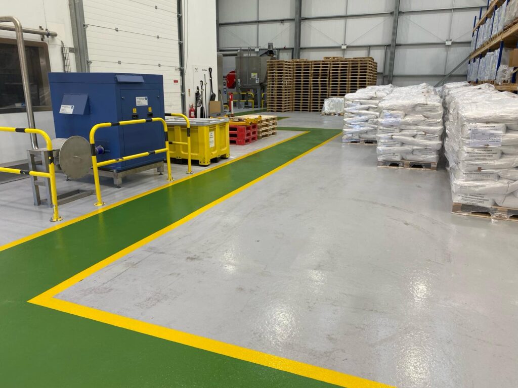 Resin Flooring Demarcation