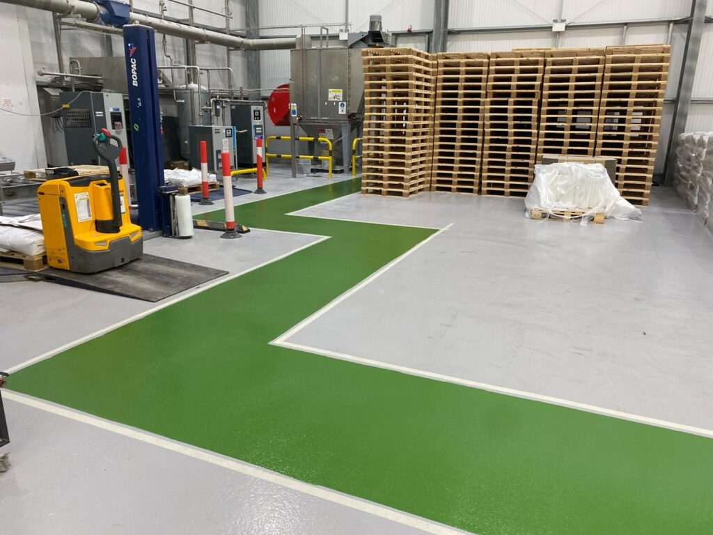 Resin Flooring Demarcation