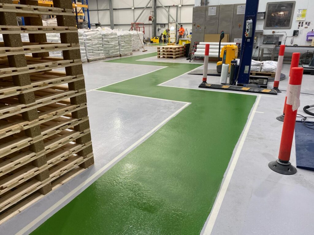 Resin Flooring Demarcation