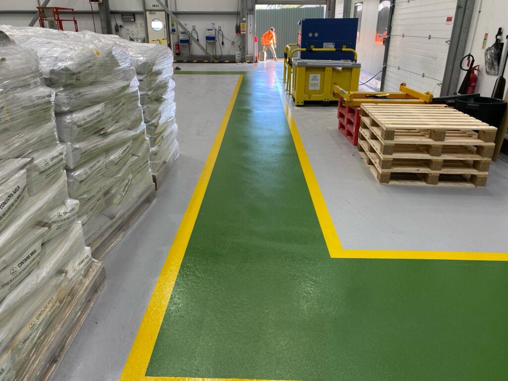 Resin Flooring Demarcation