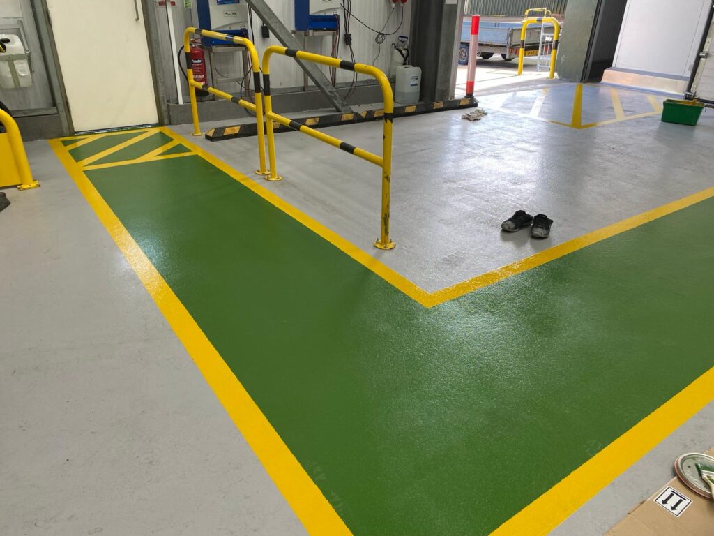 Resin Flooring Demarcation