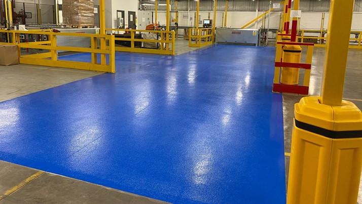 resin flooring for manufacturing
