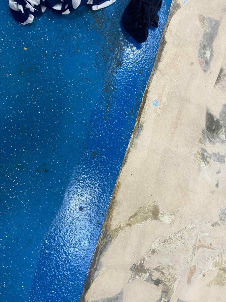 resin flooring preparation