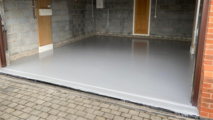 resin garage floor cost