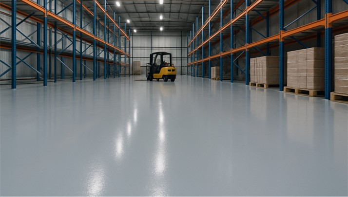 warehouse resin flooring
