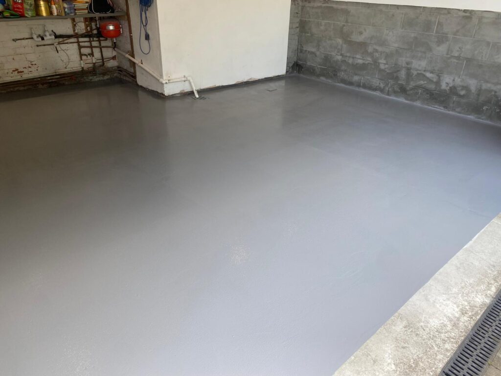 Garage Resin Flooring Installation